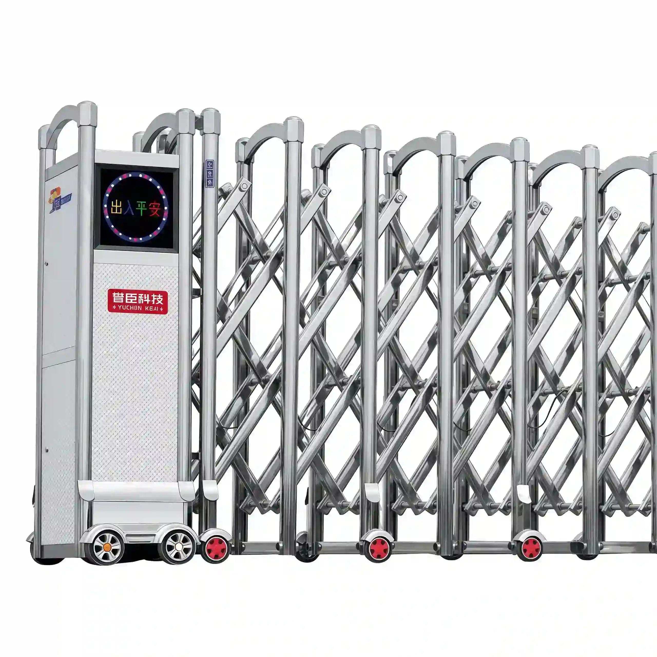 Automatic Stainless Steel Retractable Gate | Industrial Electric Security Gate