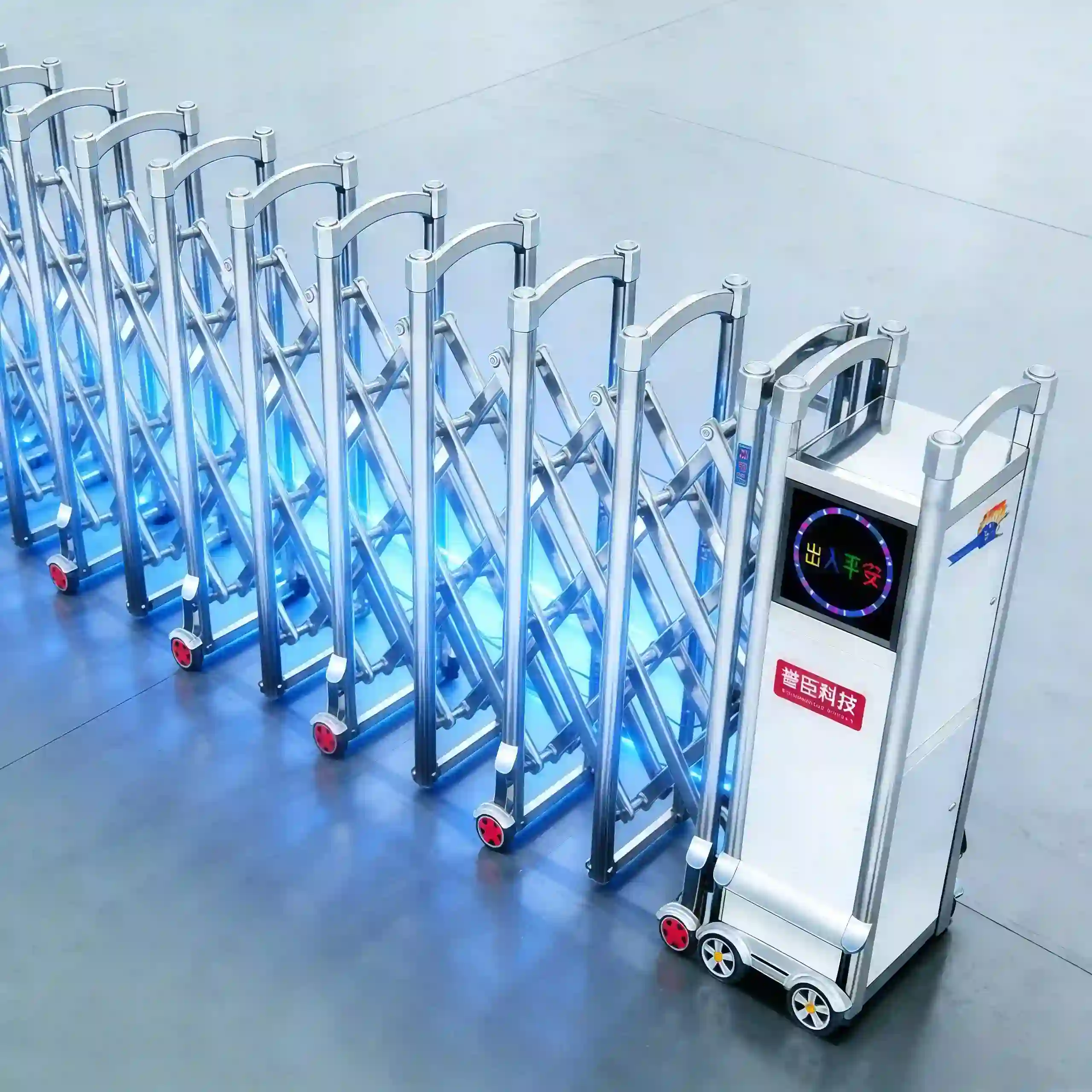 Automatic Stainless Steel Retractable Gate | Industrial Electric Security Gate