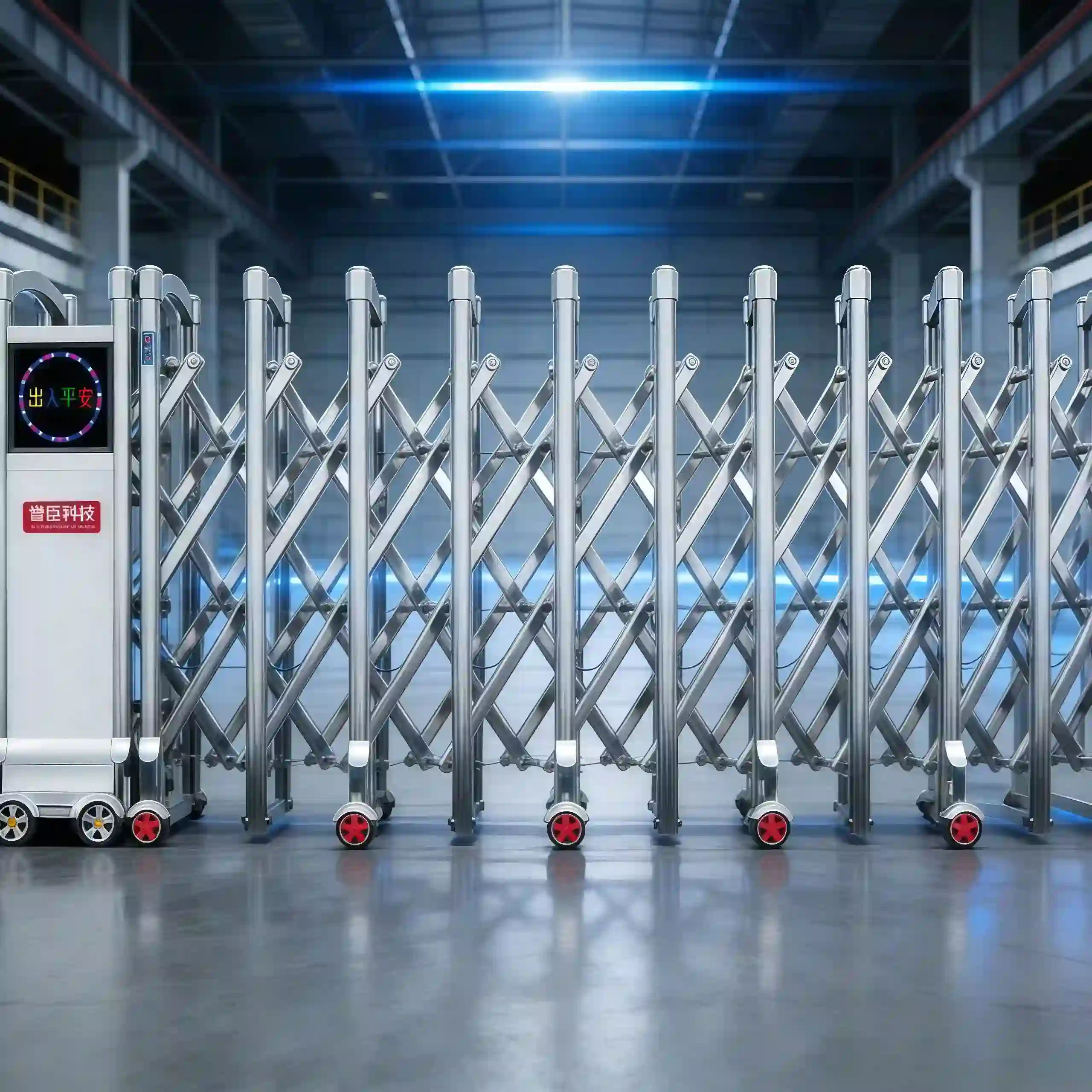 Automatic Stainless Steel Retractable Gate | Industrial Electric Security Gate