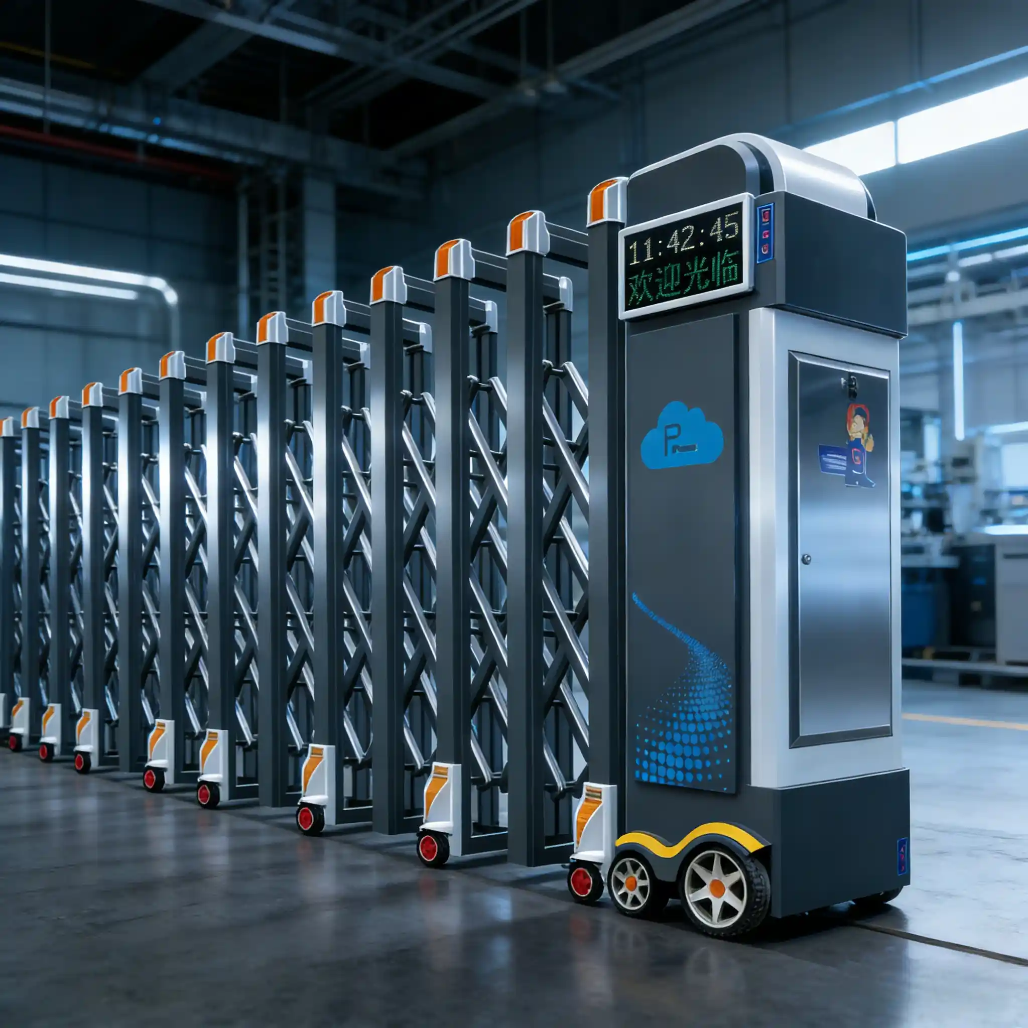 Industrial Aluminum Alloy Retractable Gate