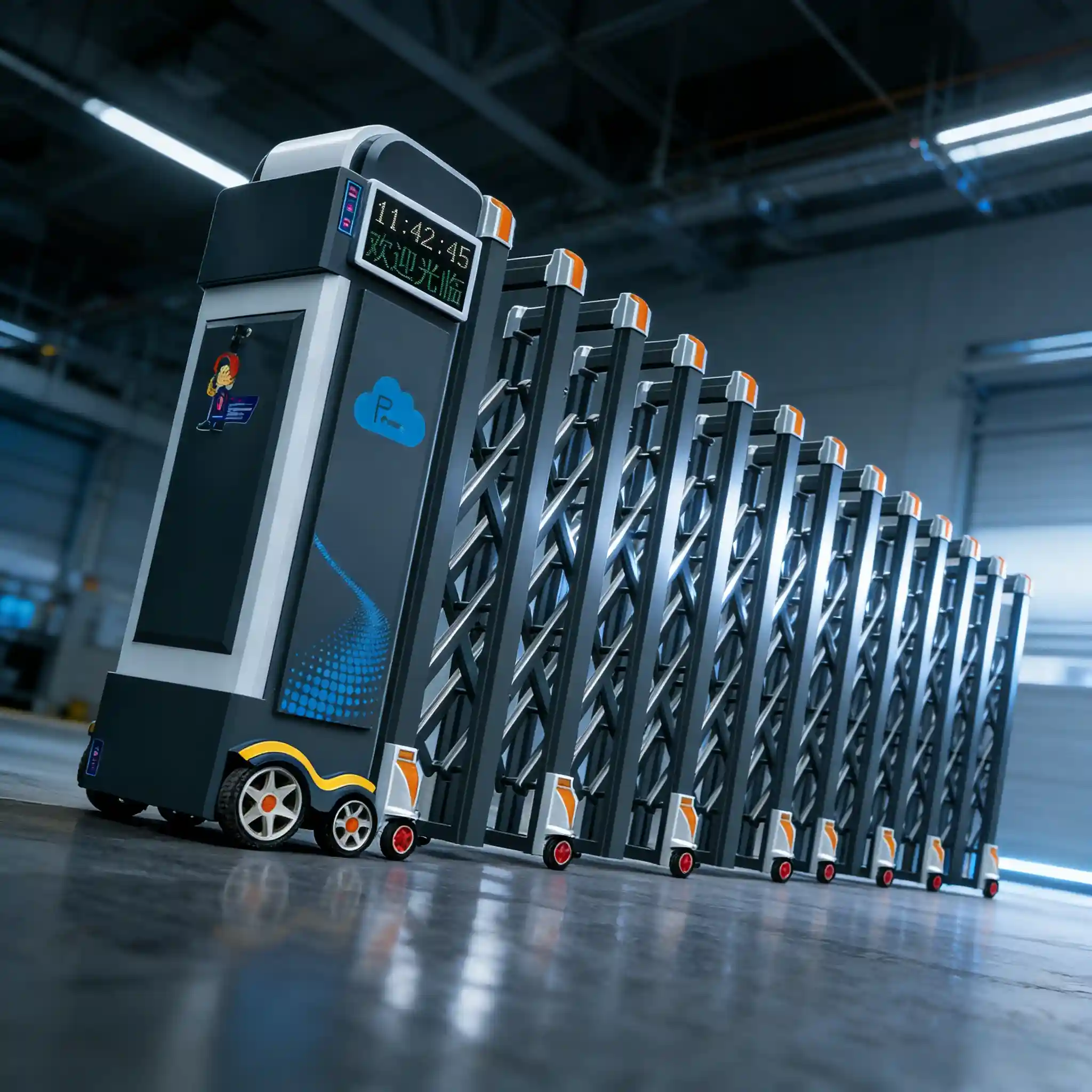 Industrial Aluminum Alloy Retractable Gate