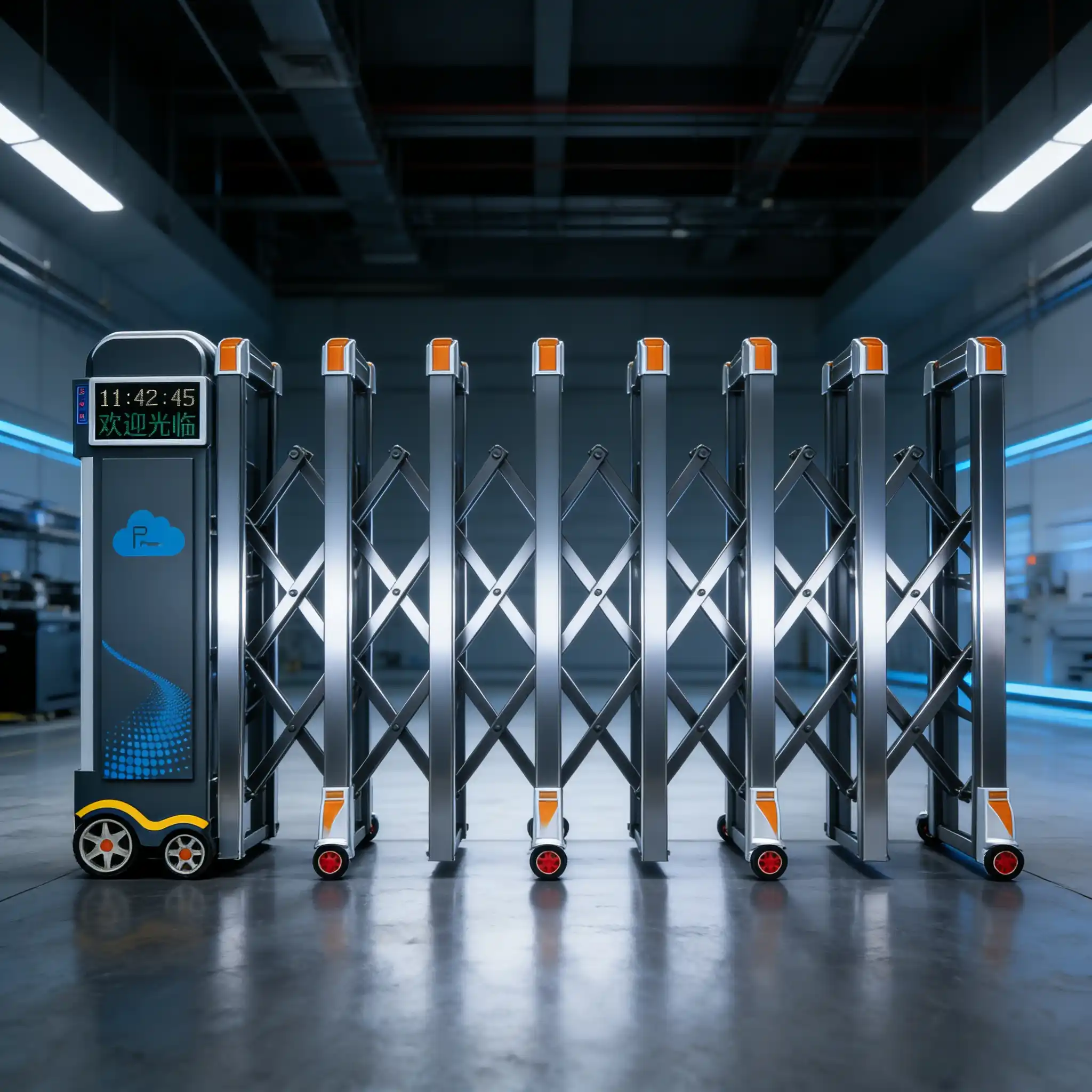 Industrial Aluminum Alloy Retractable Gate