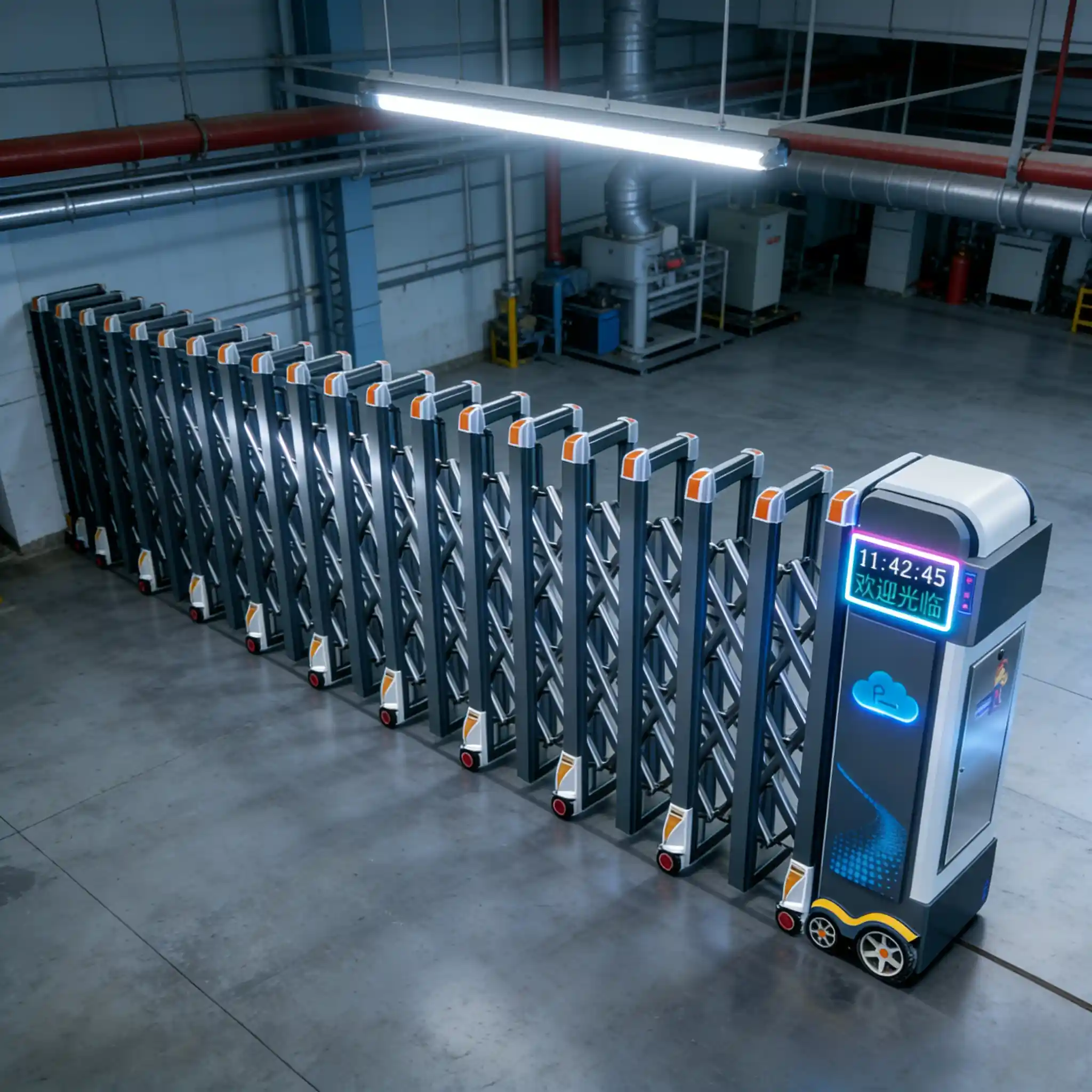 Industrial Aluminum Alloy Retractable Gate