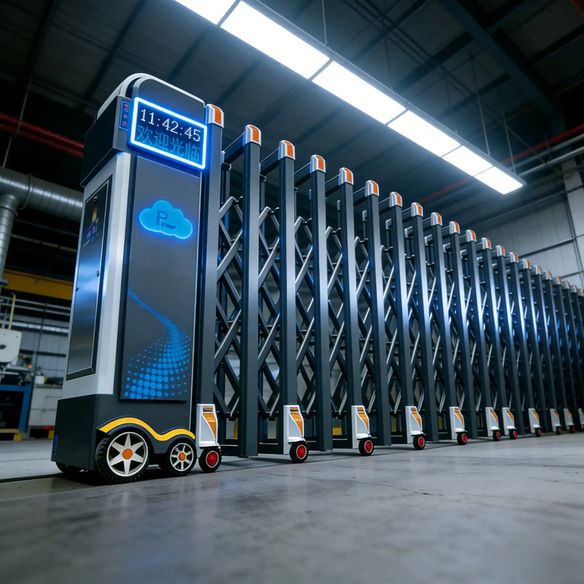 Industrial Aluminum Alloy Retractable Gate