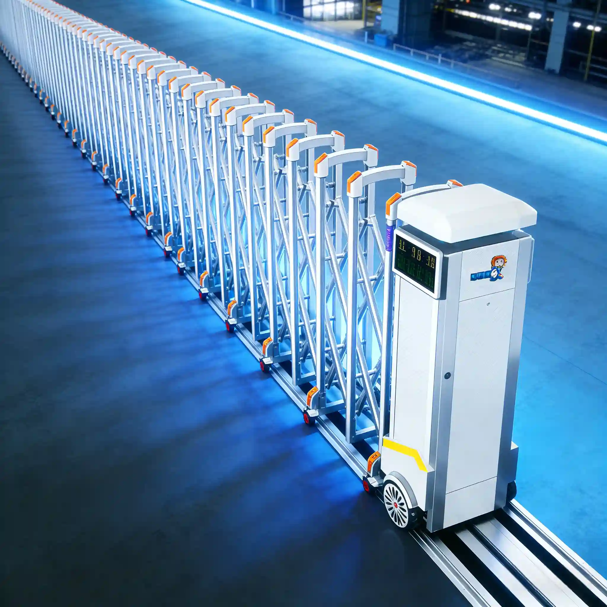 Stainless Steel Electric Retractable Gate for Factory & School