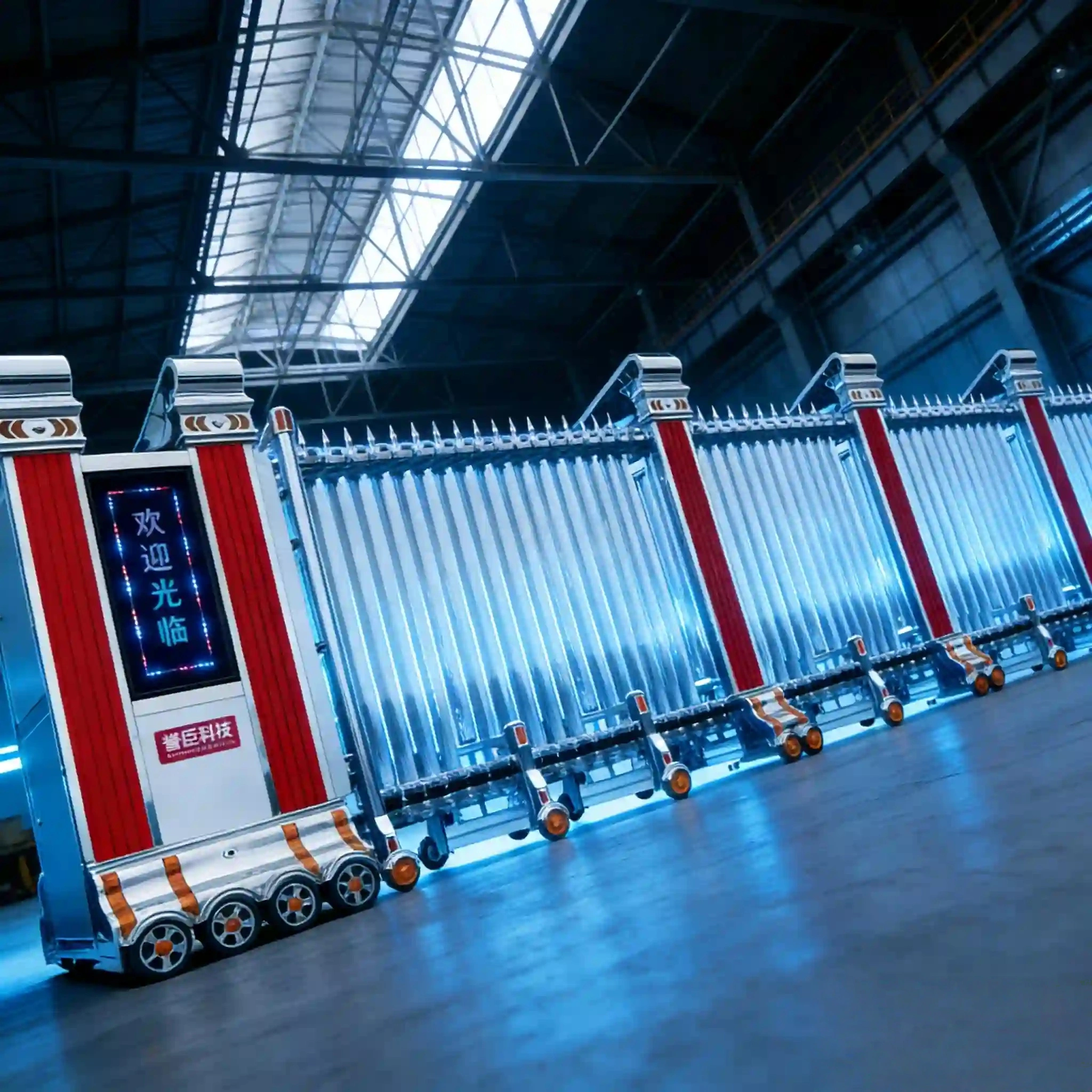 Heavy-Duty Automatic Retractable Gate for Schools & Commercial Properties