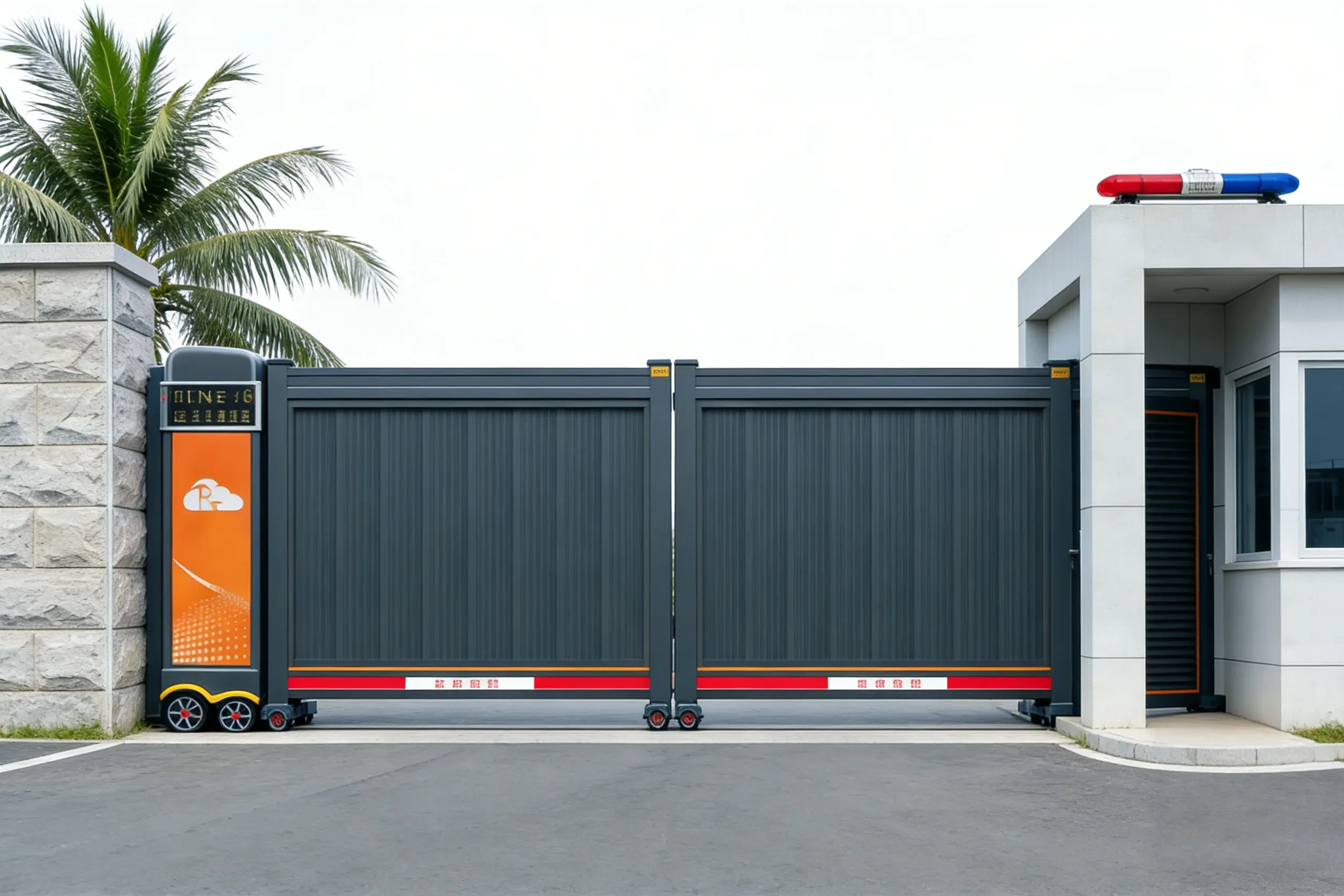 industrial-full-panel-telescopic-sliding-gate