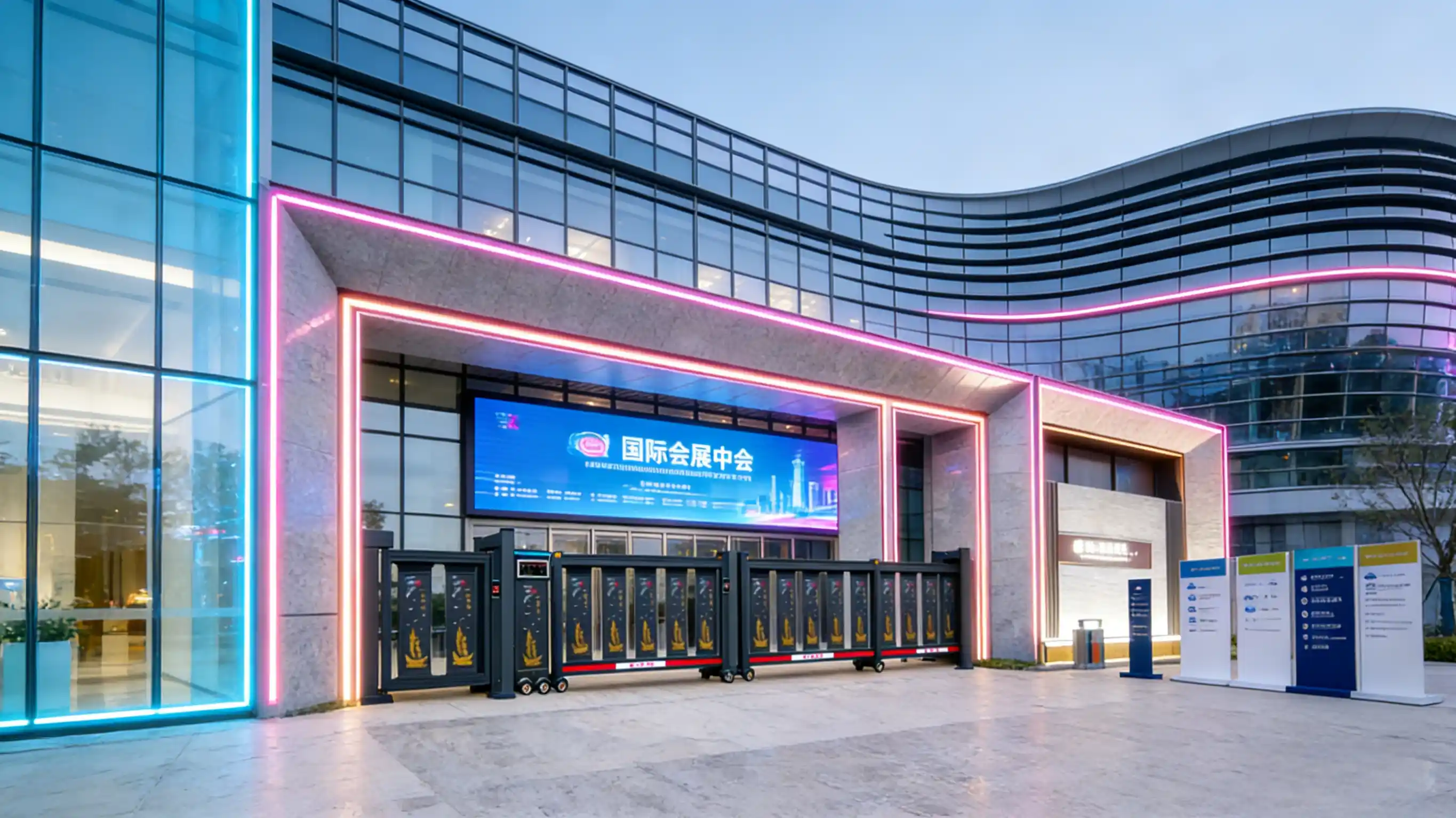 Heavy-Duty Sectional Sliding Automatic Gate for Industrial Facilities