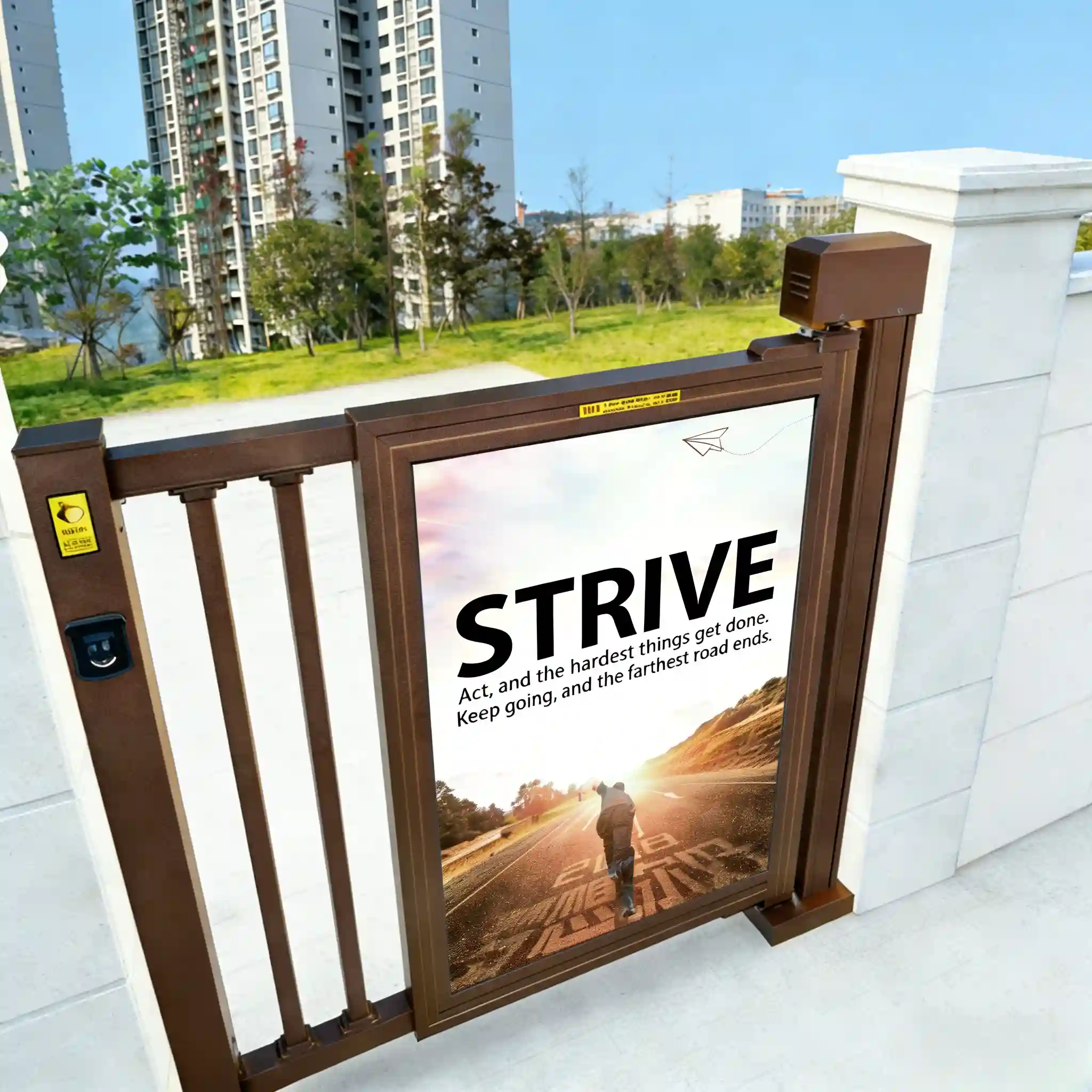 Efficient and Secure Automatic Pedestrian Access Gate | Ideal for Commercial & Industrial Use