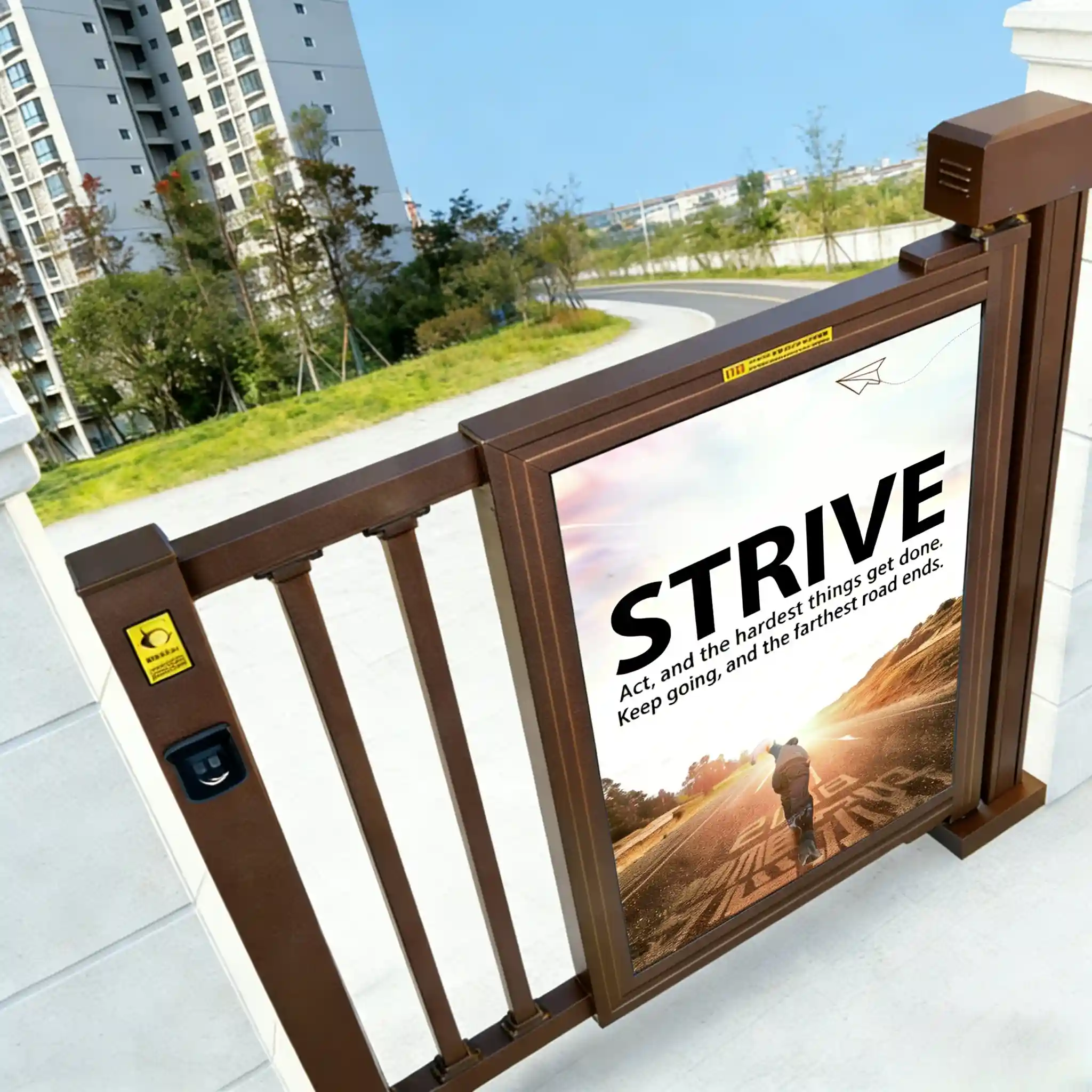 Efficient and Secure Automatic Pedestrian Access Gate | Ideal for Commercial & Industrial Use