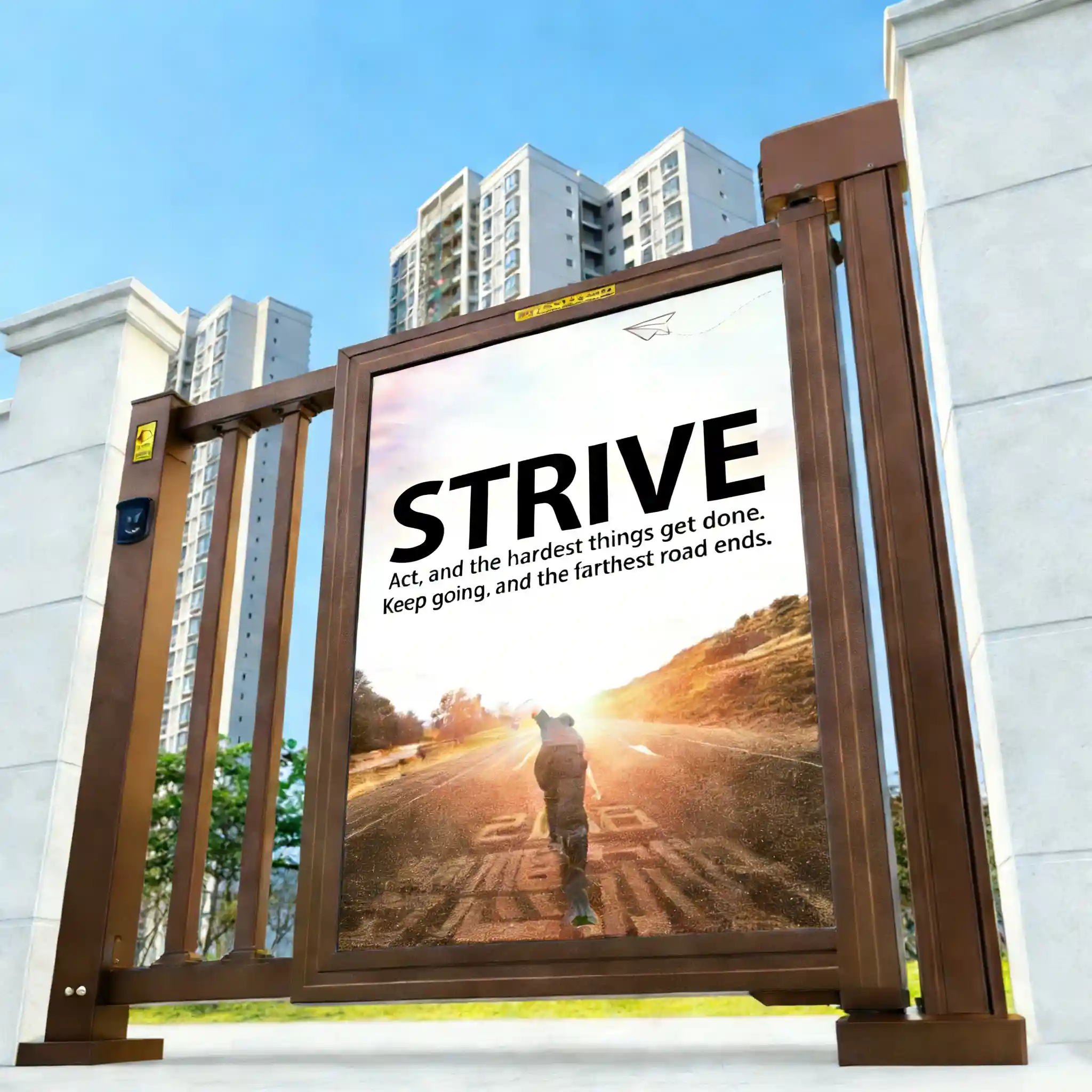 Efficient and Secure Automatic Pedestrian Access Gate | Ideal for Commercial & Industrial Use