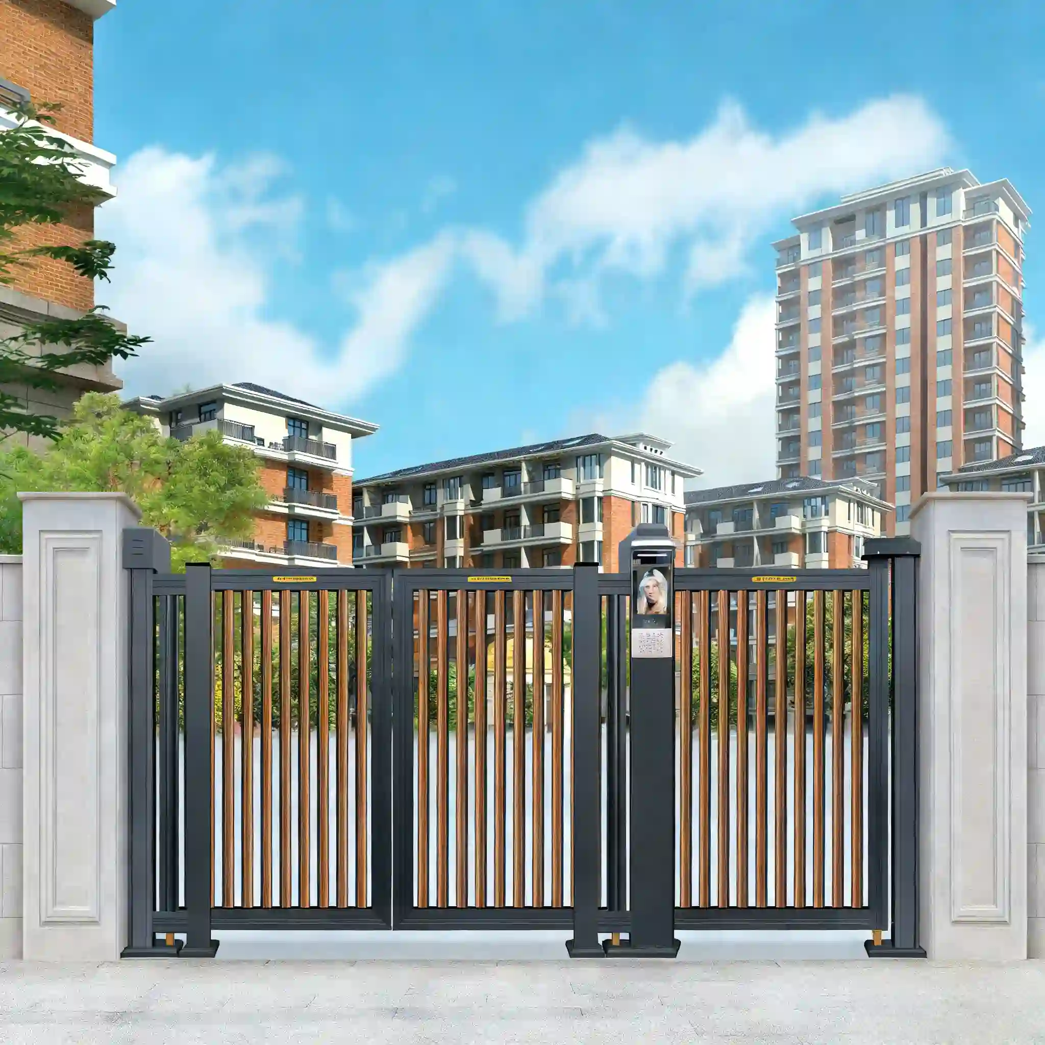 Efficient and Secure Automatic Pedestrian Access Gate | Ideal for Commercial & Industrial Use