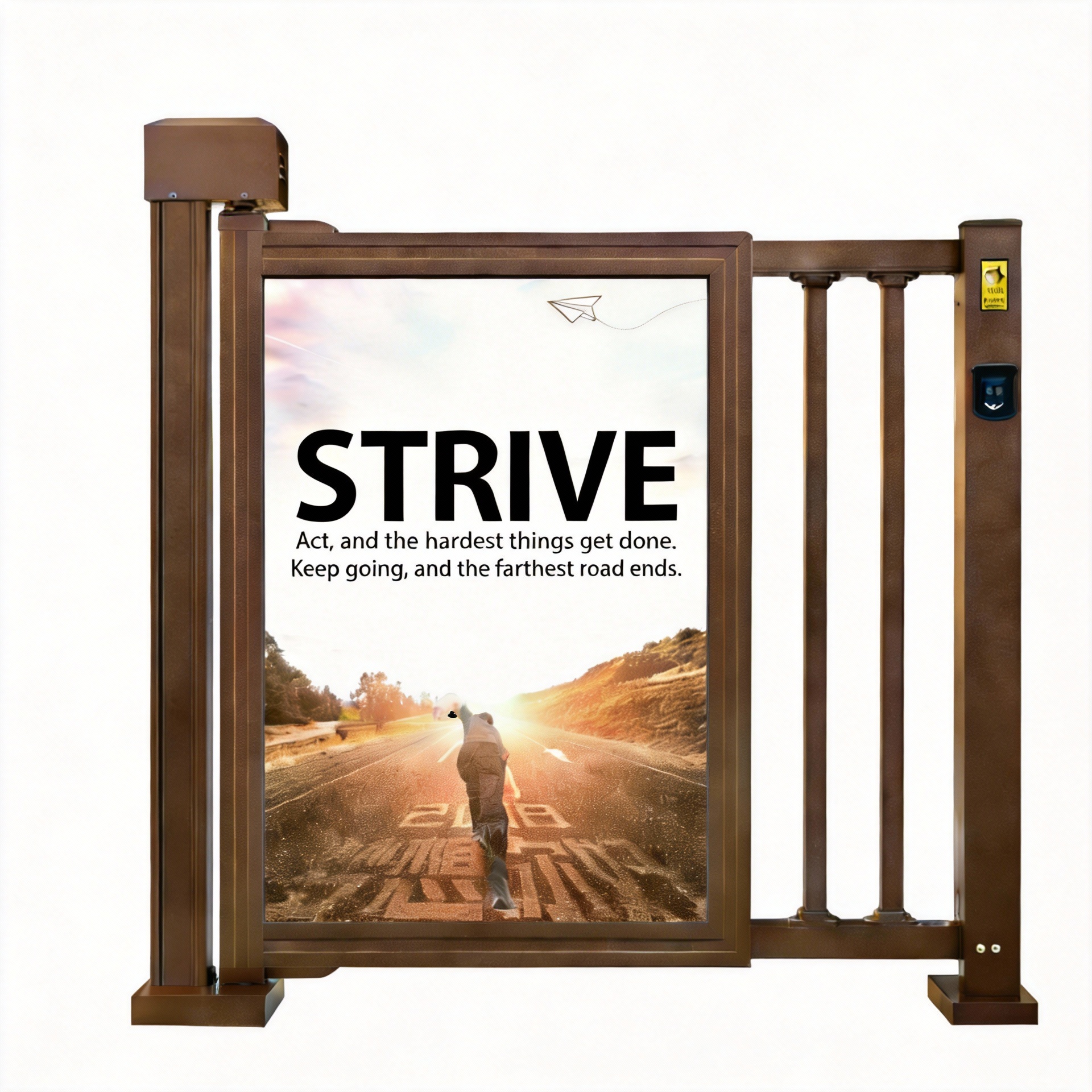 Efficient and Secure Automatic Pedestrian Access Gate | Ideal for Commercial & Industrial Use