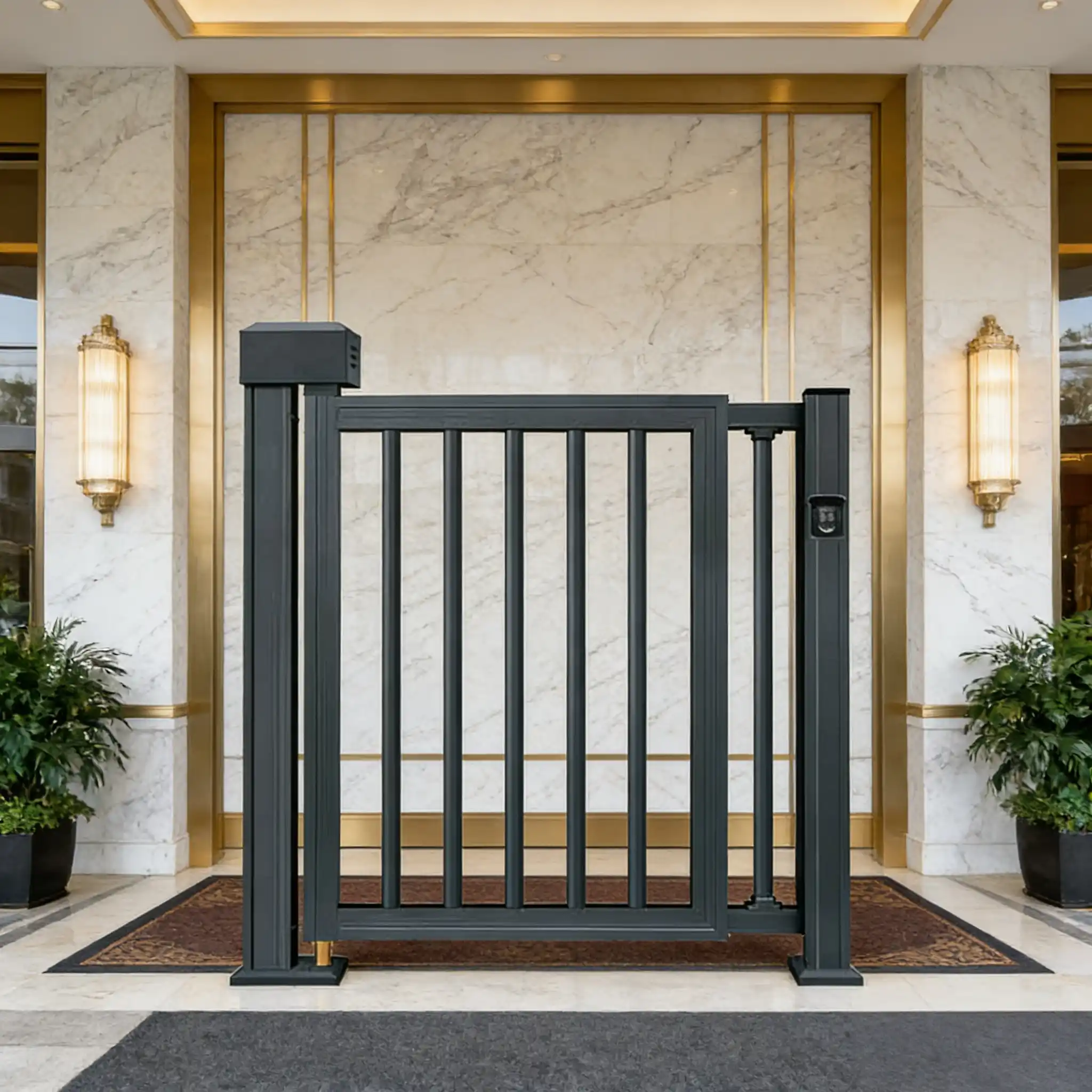 Efficient and Secure Automatic Pedestrian Access Gate | Ideal for Commercial & Industrial Use