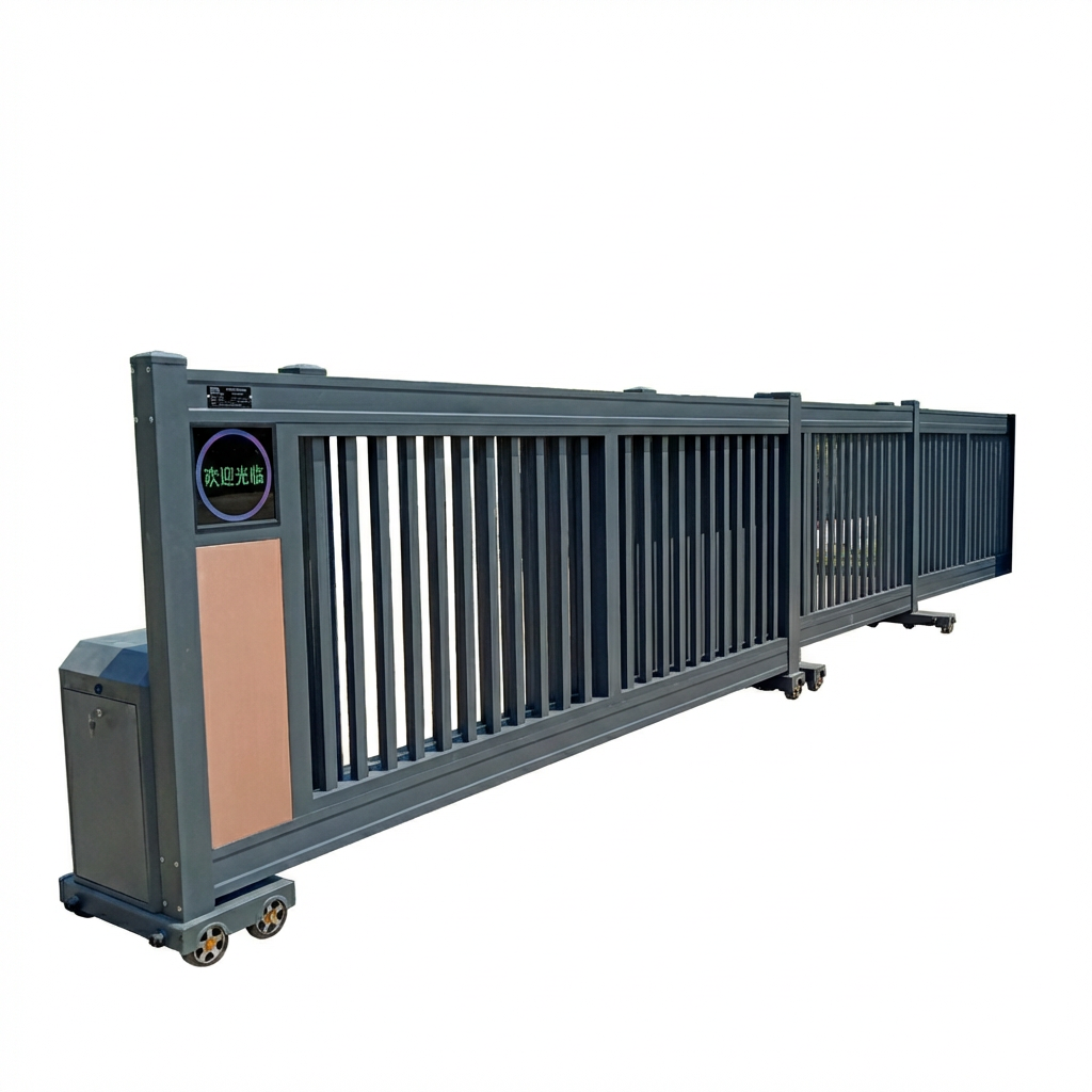 Heavy Duty Automatic Sliding Gate | Industrial Cantilever Entry System for Commercial Security
